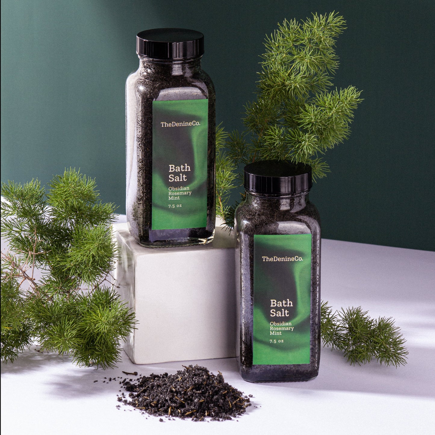 Bath Salt - Obsidian Rosemary Mint